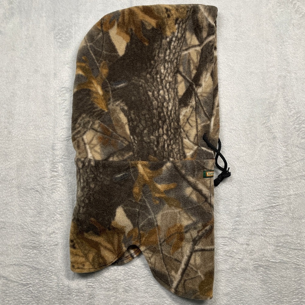 Remington Balaclava Men One Size Hardwoods Grey Camo Fleece Hood 16340103